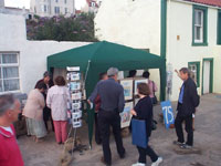 Gina's venue at the Arts Festival.