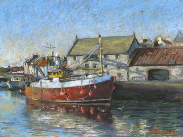 Winter Sun, Pittenweem Harbour